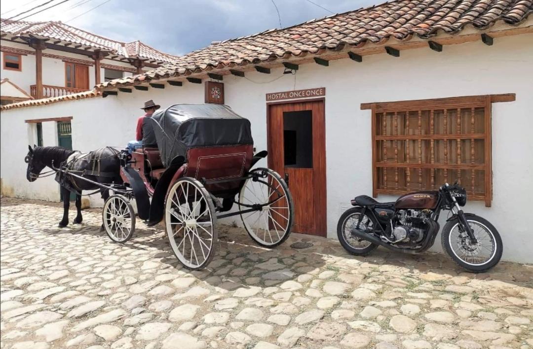 Hostel Once Once Villa de Leyva Exterior foto